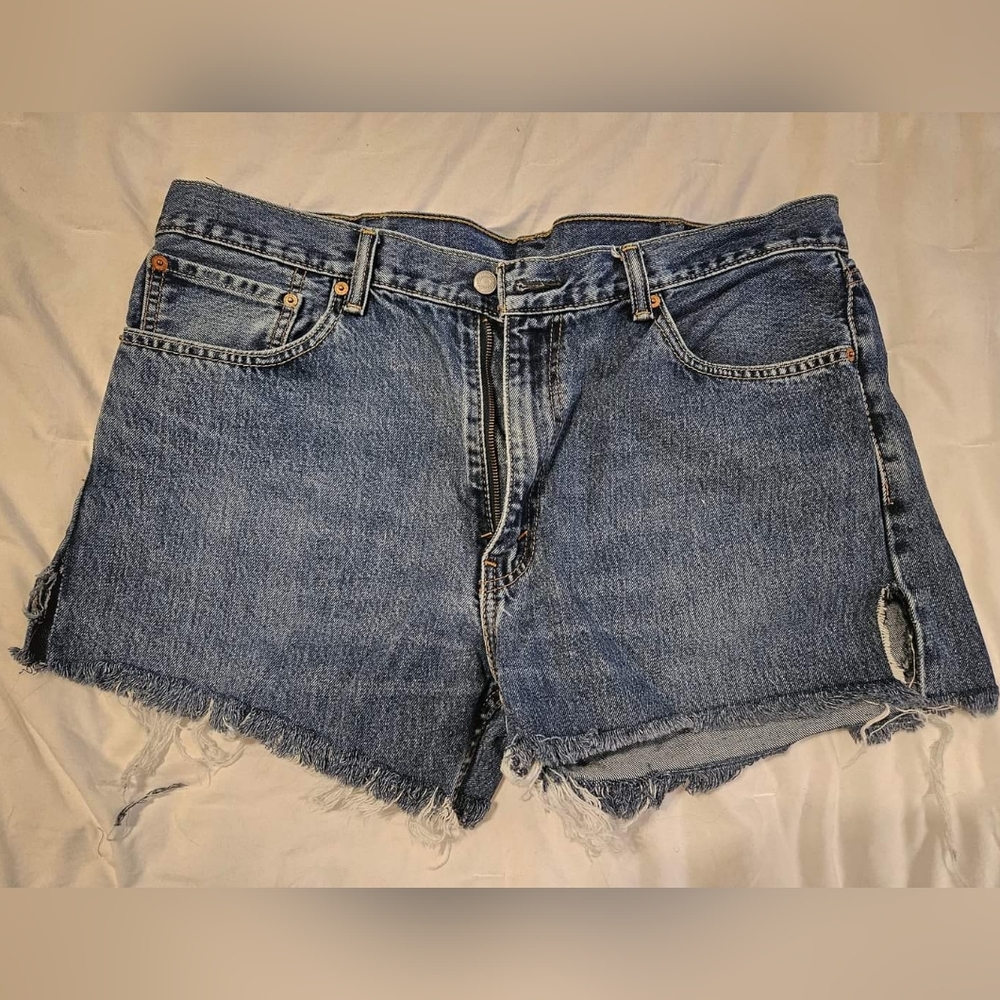 Levi's 505 Cutoff Jean Shorts Size 38